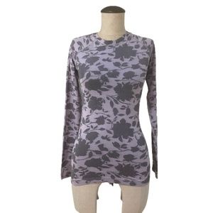 ATHLETA - Momentum Floral Top Wandering Floral Shasta Purple